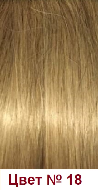Хвост из натуральных волос цвет русый с мелированием