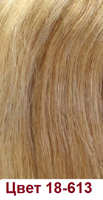 Хвост из натуральных волос цвет русый с мелированием