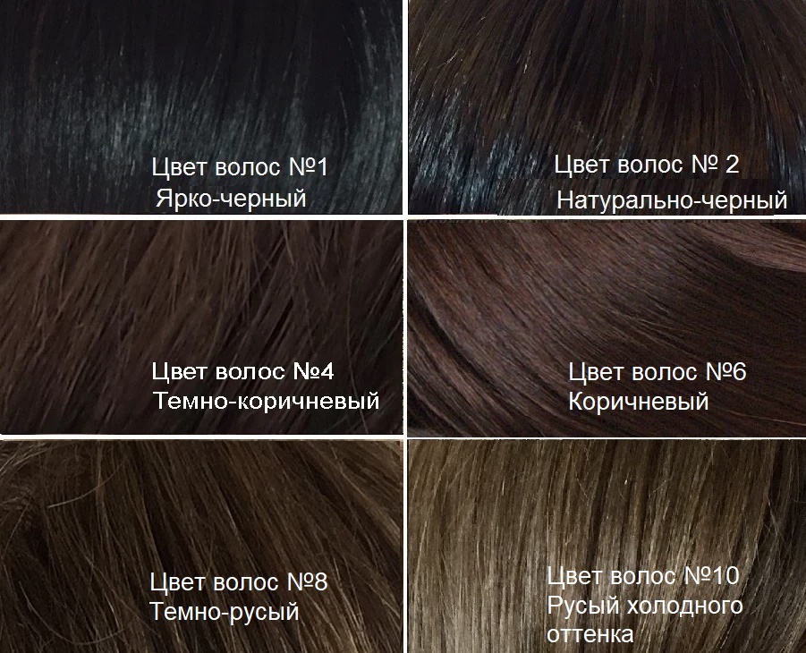 Натуральные волосы. Цвета волос с мелированием
